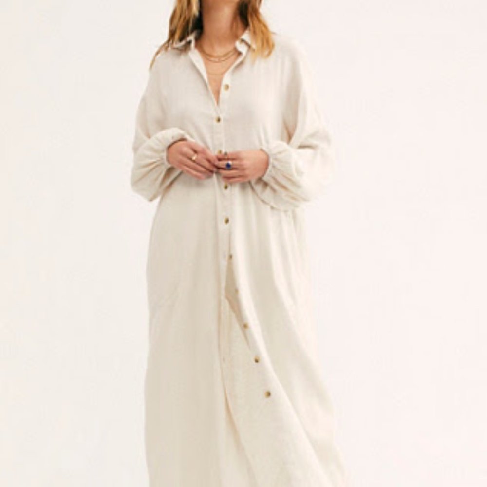 free people S ~ miki shirt dress